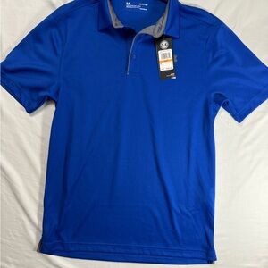 Under Armour Men's Vibrant Blue Polo size small brand new with tags